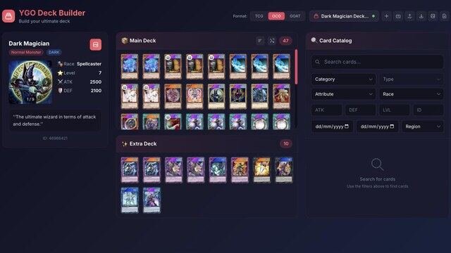 Yu-Gi-Oh! Deck Builder