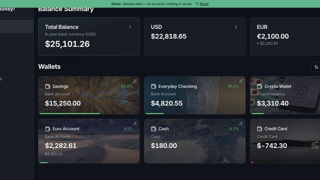 Personal Finance Wallet